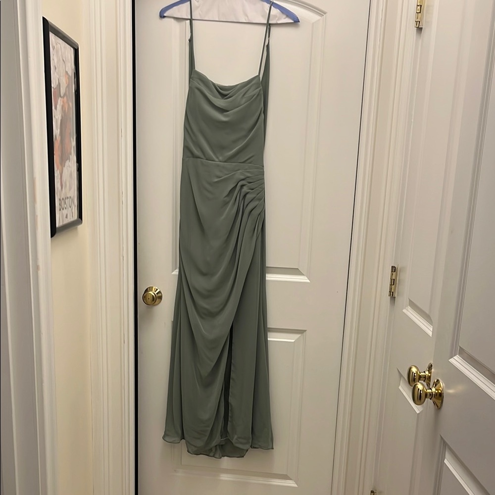 Kennedy Blue bridesmaids dress Sage